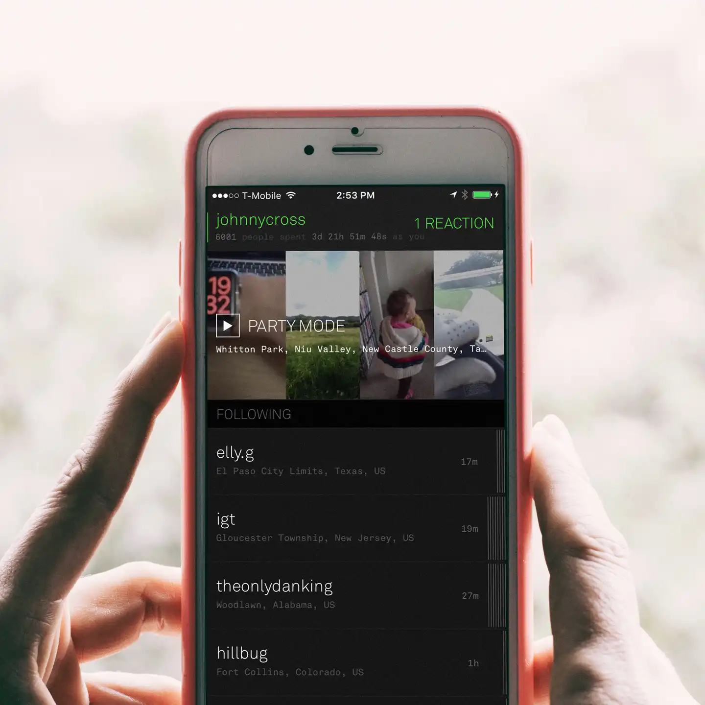 An image of the beme App